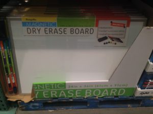 White Board in Store